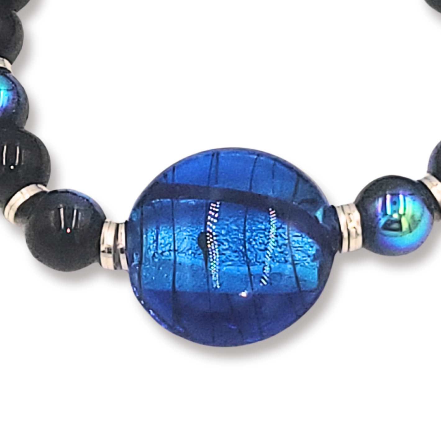 Aurora Glow Beaded Bracelet