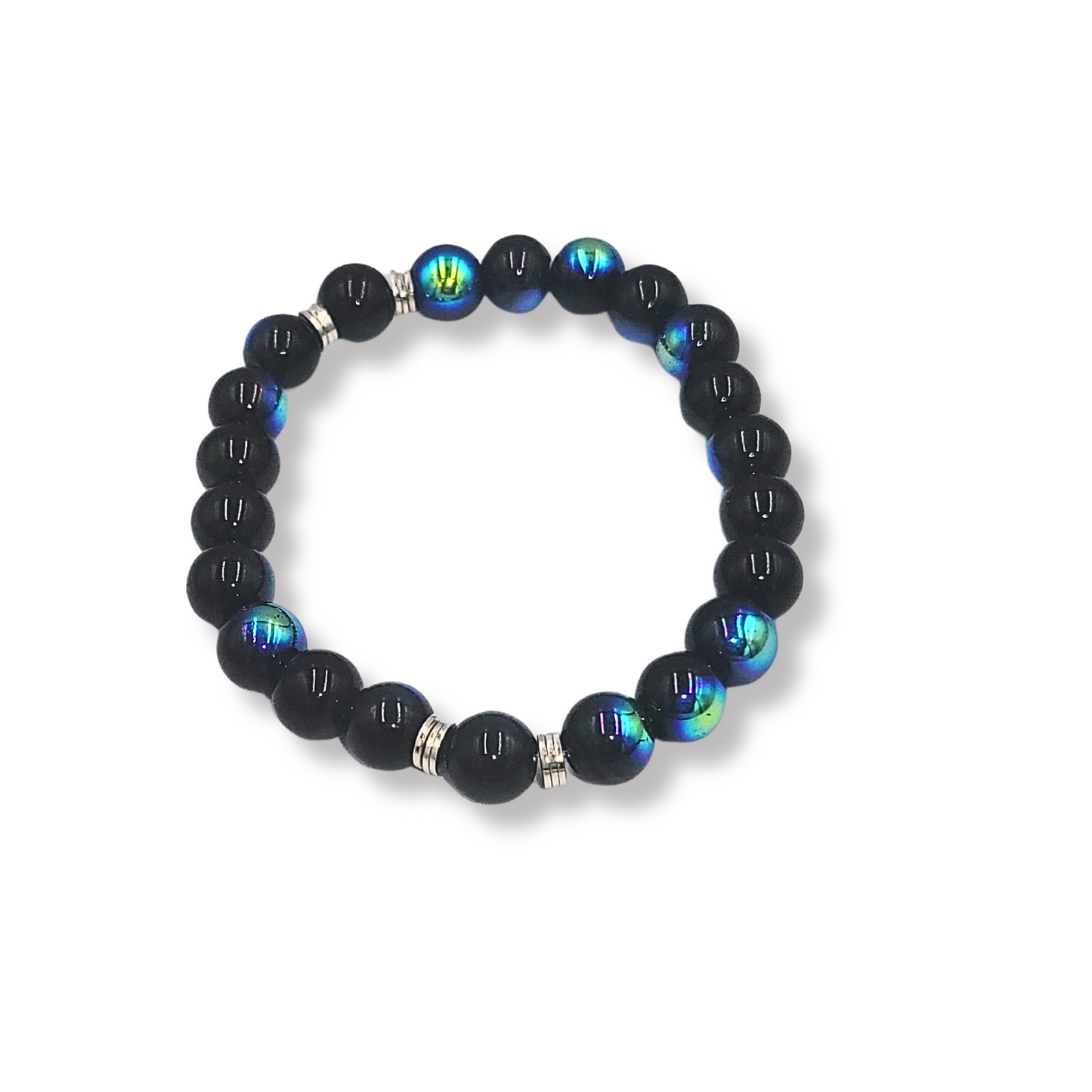 Aurora Glow Beaded Bracelet